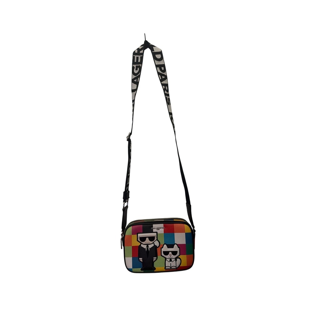 Karl Lagerfeld Paris Maybelle Rainbow Crossbody Bag Karl Choupette Multi Color